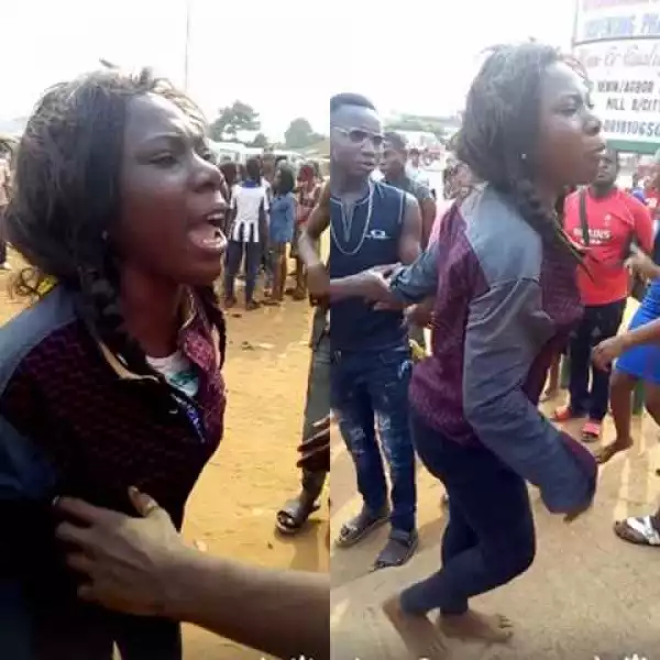 Show of Shame: Two Female Students Captured on Camera Publicly Fighting Dirty Over a Man (Photos+Video)